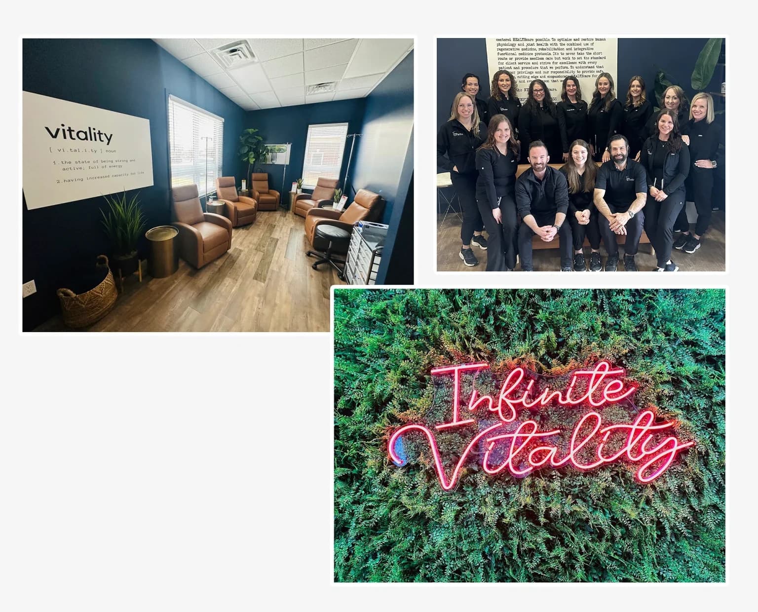 The Infinite Vitality medical team and clinic in Glen Carbon, Illinois
